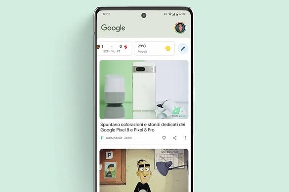 Google Discover lancia un’interfaccia borderless