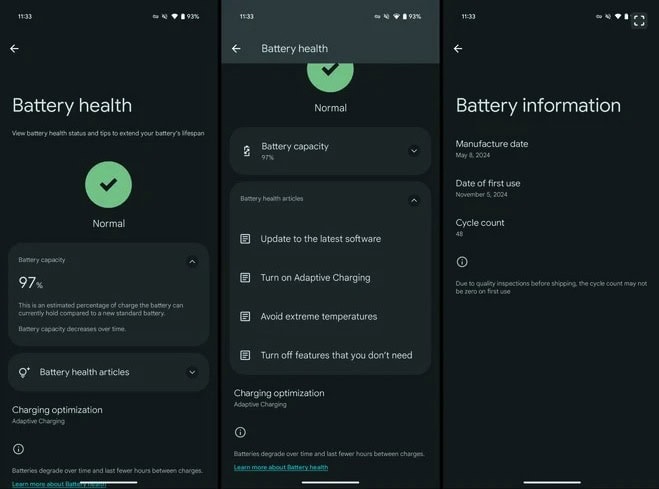 Battery Health Assistance per Google Pixel, batteria