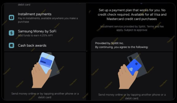 Samsung Wallet, arrivano rateizzazione e trasferimenti P2P: ecco dove Samsung Wallet, arrivano rateizzazione e trasferimenti P2P: ecco dove
