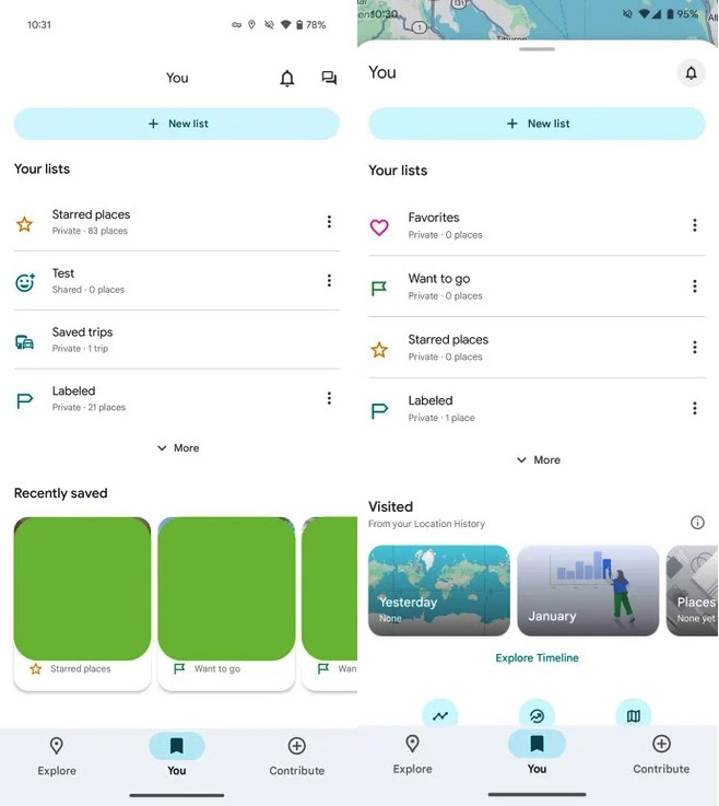 Google Maps interfaccia Android Google Maps interfaccia Android