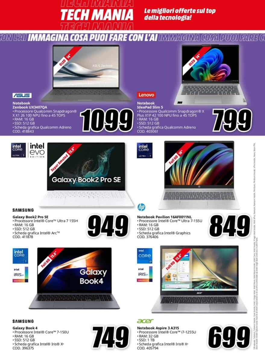 mediaworld - immagine 10 mediaworld tech mania volantino
