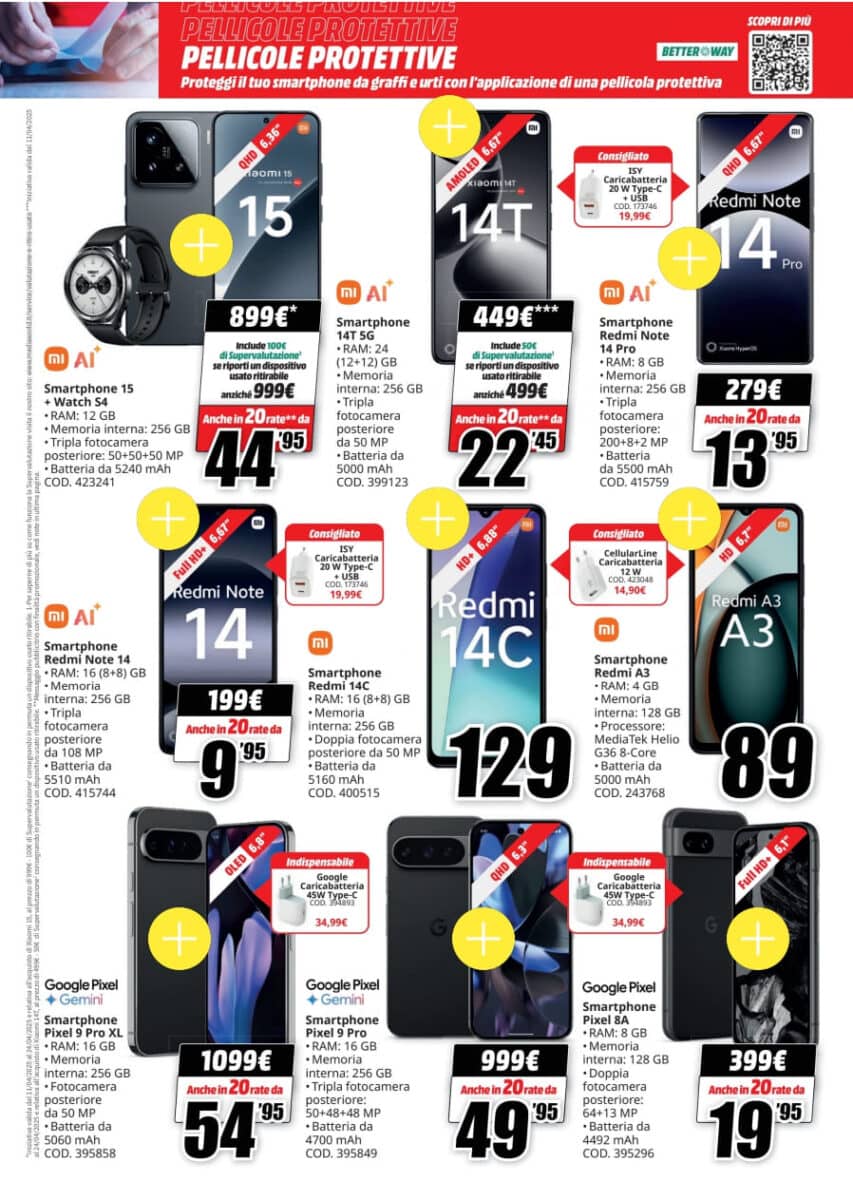mediaworld - design volantino mediaworld aprile