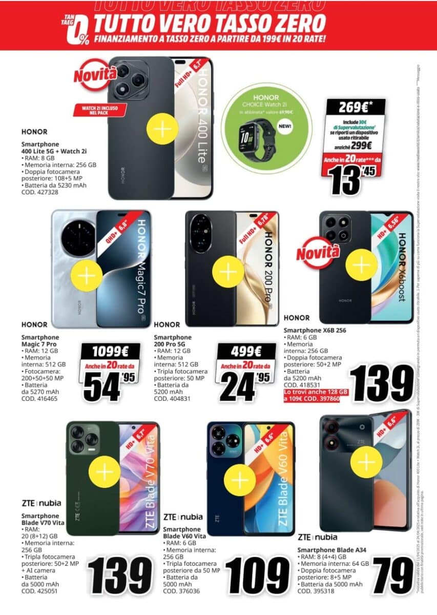 mediaworld - funzionalità volantino mediaworld aprile