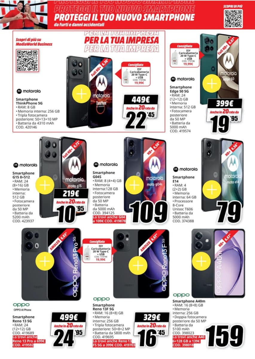 mediaworld - specifiche volantino mediaworld aprile