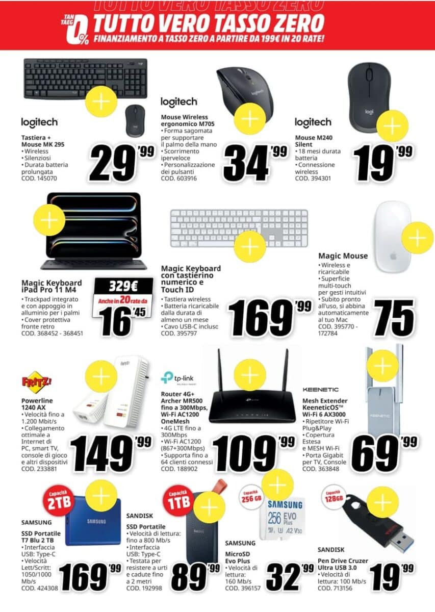 mediaworld - immagine 15 volantino mediaworld aprile