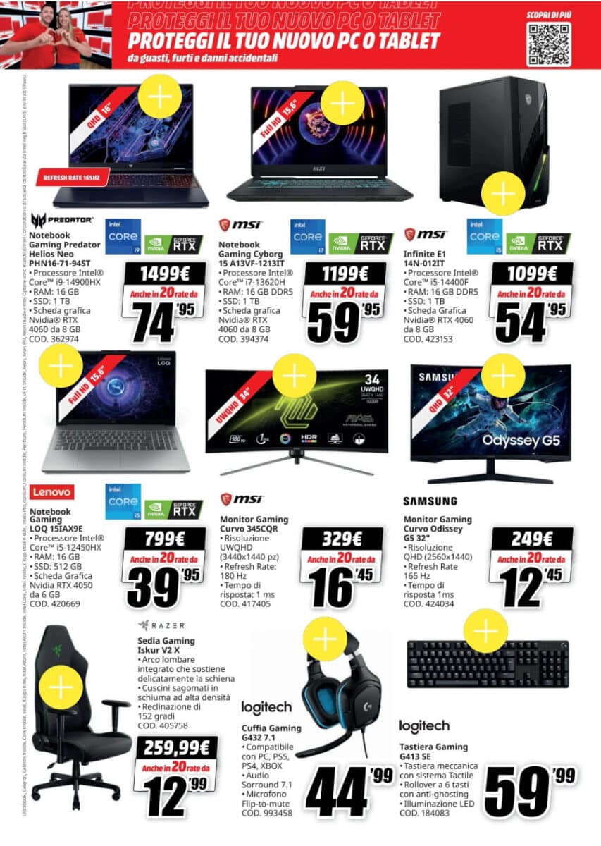 mediaworld - immagine 16 volantino mediaworld aprile