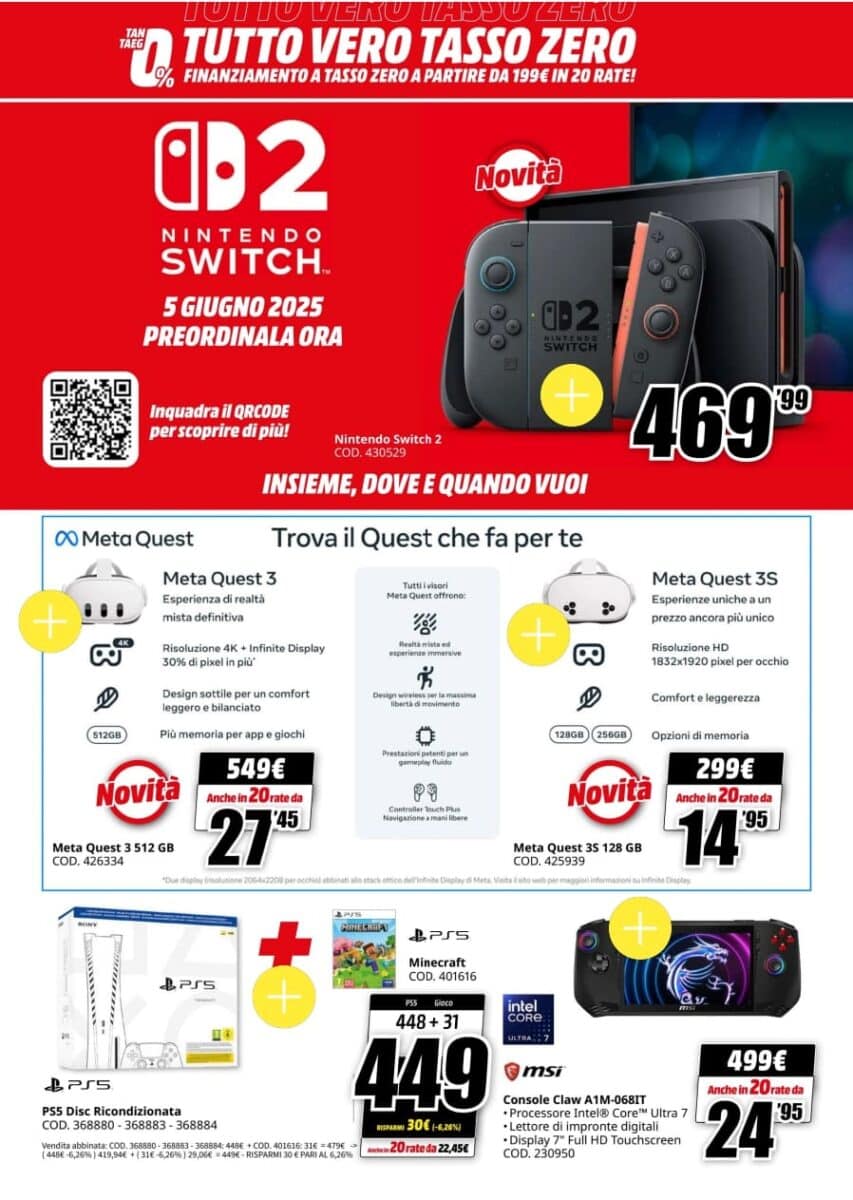 mediaworld - immagine 17 volantino mediaworld aprile