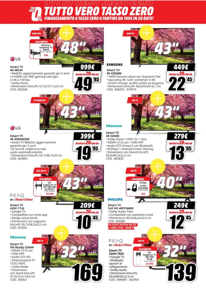 mediaworld - immagine 21 volantino mediaworld aprile