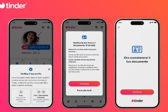 Tinder estende la nuova verifica del profilo anche in Italia