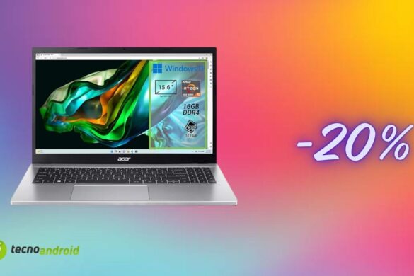 Amazon fa crollare il prezzo dell’Acer Aspire 3 del 20%
