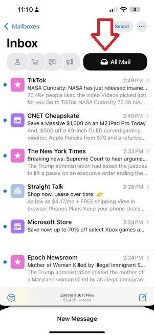 iOS 18.5 app mail apple iOS 18.5 app mail apple