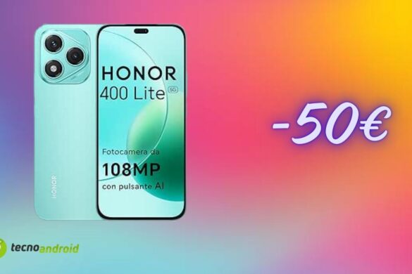 HONOR 400 Lite 5G a prezzo imbattibile su Amazon