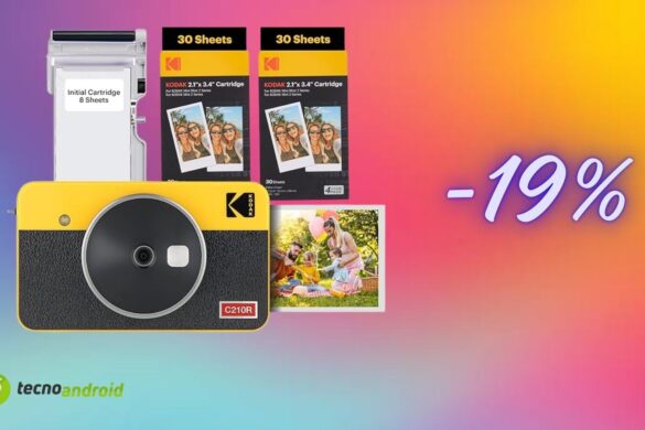 Amazon sorprende tutti: la Kodak Mini Shot 2Retro 2 in 1 oggi costa pochissimo