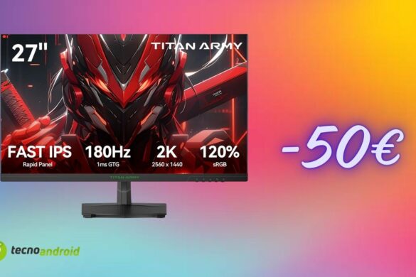 Monitor gaming 2K da 27″ imperdibile: oggi su Amazon costa meno di 150€