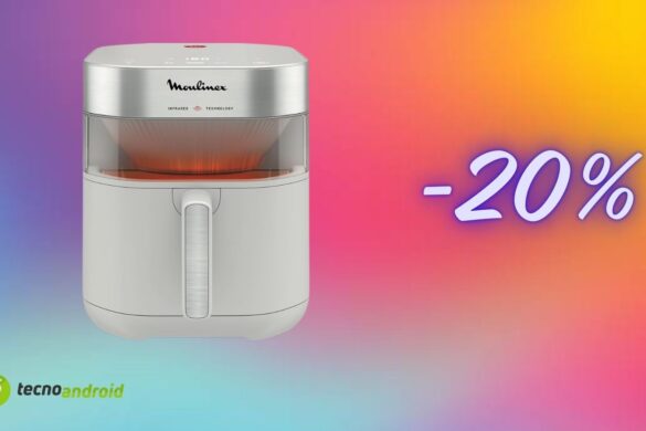 Friggitrice ad aria Moulinex imperdibile su Amazon: costa meno di 120€
