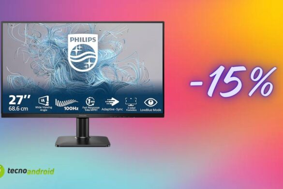 Monitor Philips 27″ a prezzo bomba: su Amazon costa poco più di 100€