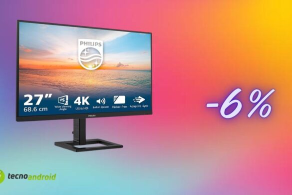 Monitor Philips 4K a prezzo imperdibile: Amazon lo sconta del 6%