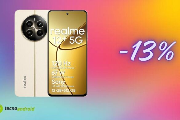 Realme 12+ 5G con una speciale offerta a tempo su Amazon: -13% solo oggi