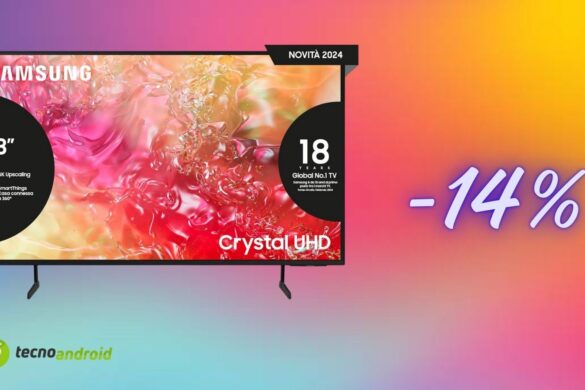 Smart TV Samsung 4K 43″ a meno di 300€ su Amazon: approfittatene