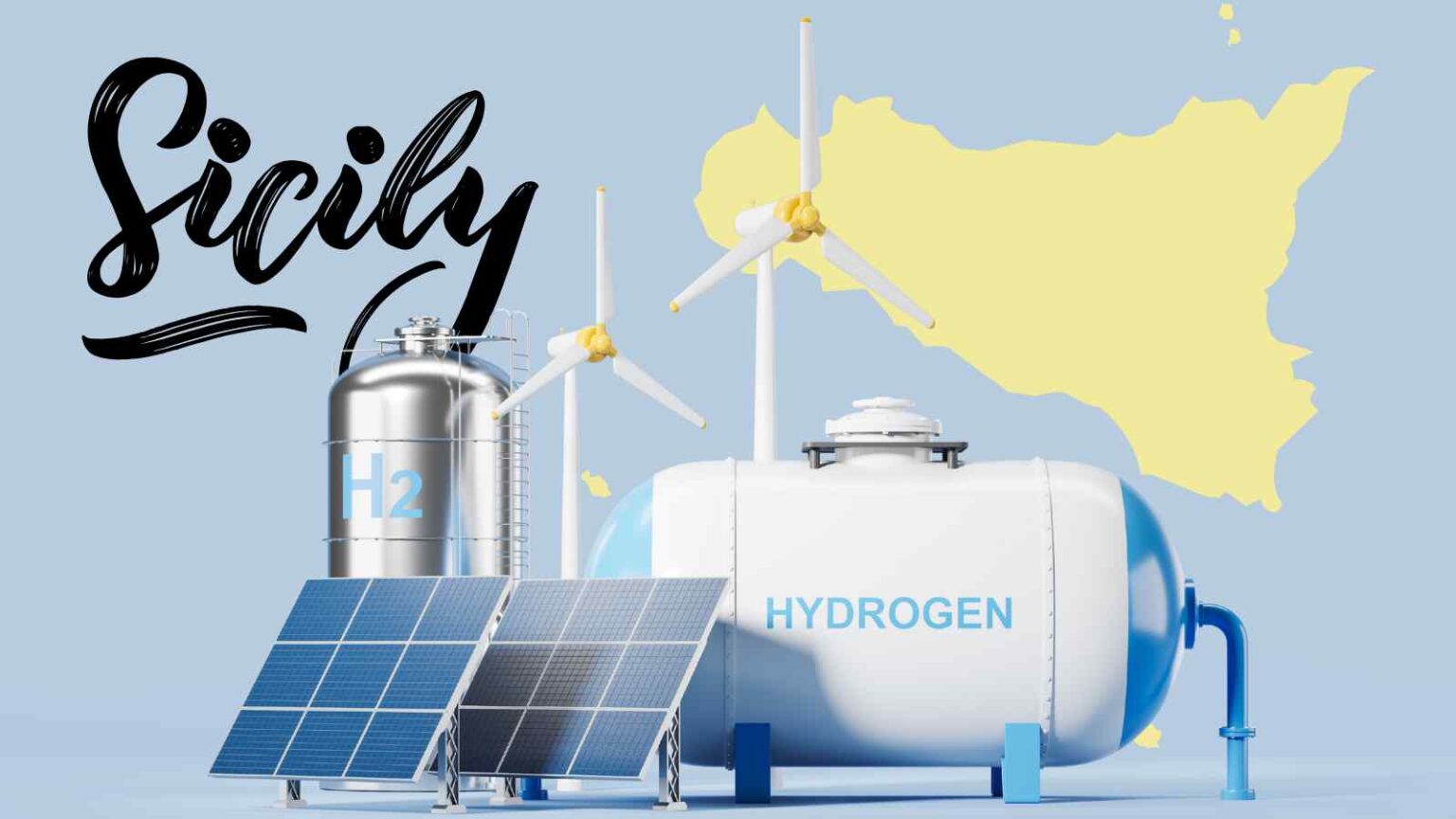 "Hydrogen Valley" in Sicilia produrrà idrogeno verde con un impianto da 1 MW alimentato da energia solare per l'industria.
