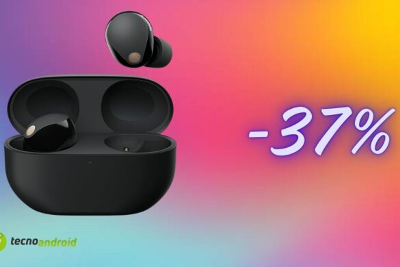 Sony WF-1000XM5 a prezzo incredibile su Amazon: sconto del 37%