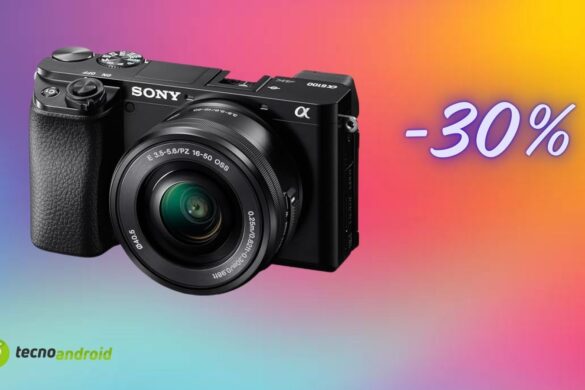 Sony Alpha 6100 imperdibile con questa offerta Amazon: approfittatene subito