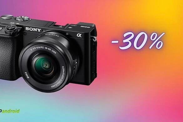 Sony Alpha 6100 imperdibile con questa offerta Amazon: approfittatene subito