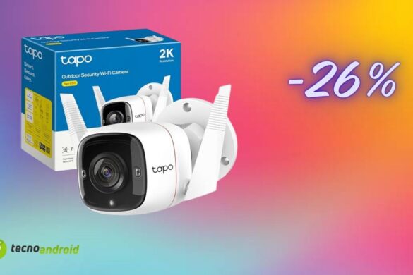 Telecamera Wi-Fi da esterno Tapo: crolla il prezzo su Amazon