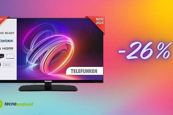 TV Telefunken 32″ imperdibile: su Amazon costa poco più di 100€