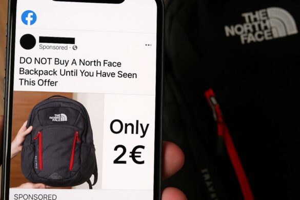 Zaini Northface a 2€ su Facebook, fate molta attenzione: è una truffa