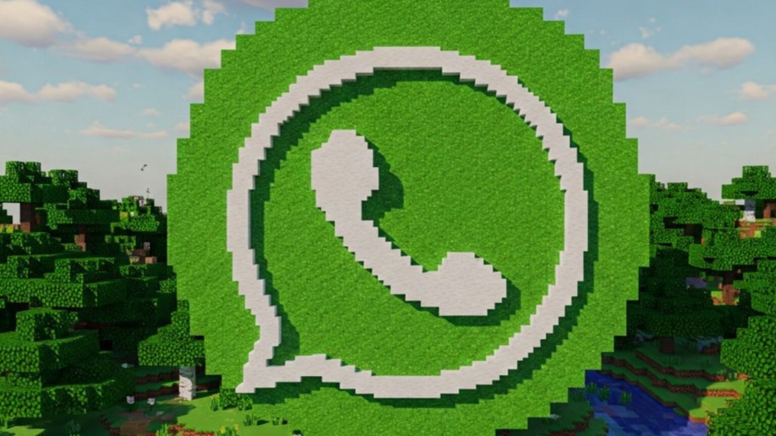 WhatsApp modalità Minecraft