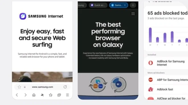 Samsung internet Samsung internet