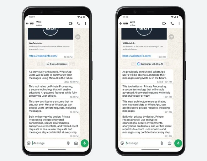 WhatsApp riassunto testi con AI WhatsApp riassunto testi con AI