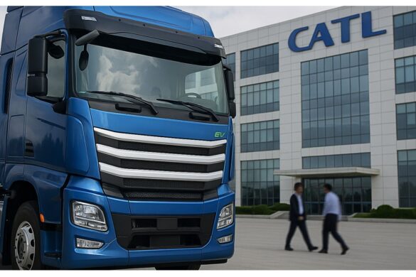 CATL guida la rivoluzione elettrica: entro il 2028 metà dei camion pesanti in Cina sarà a batteria