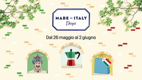 Amazon Made In Italy Days: fino al 2 giugno l'iniziativa che offre super sconti agli italiani