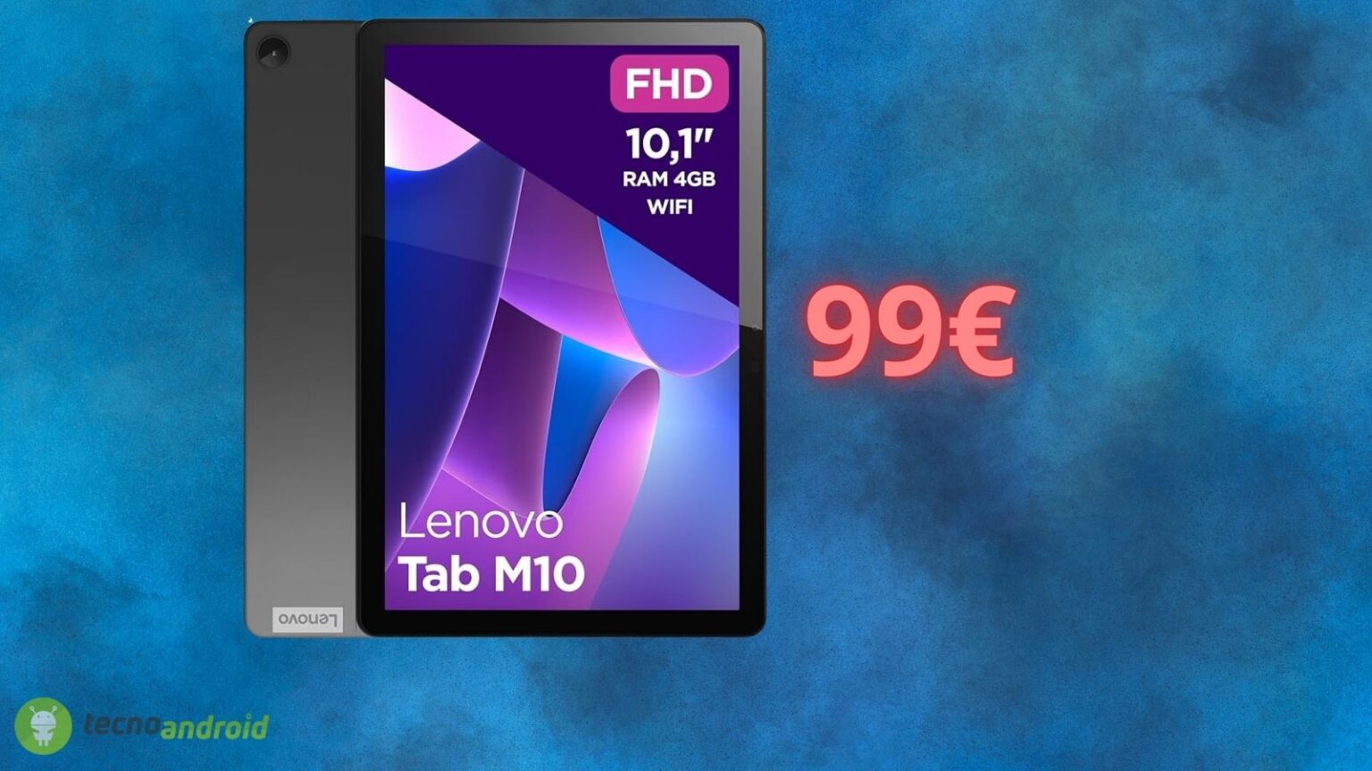 Amazon sconta a meno di 100 euro il tablet Lenovo Tab M10