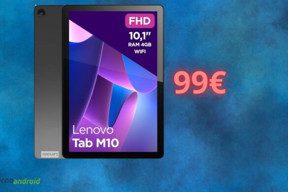 Amazon sconta a meno di 100 euro il tablet Lenovo Tab M10