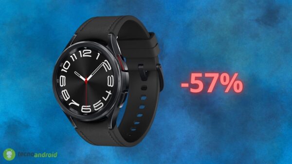 Samsung Galaxy Watch6 Classic con sconto Amazon del 57%: da acquistare subito