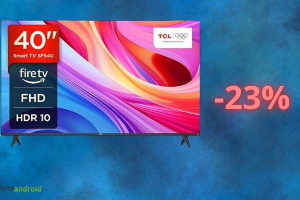 Smart TV TCL a prezzo dimezzato su Amazon: costa 199 euro