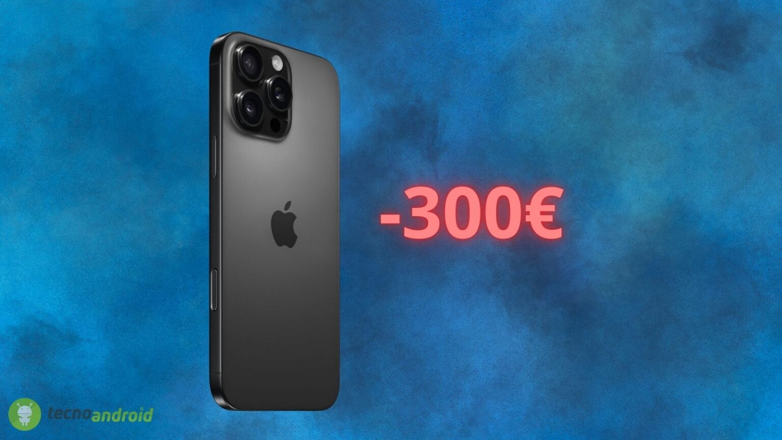 Apple iPhone 16 Pro è in sconto di 300 euro su Amazon oggi