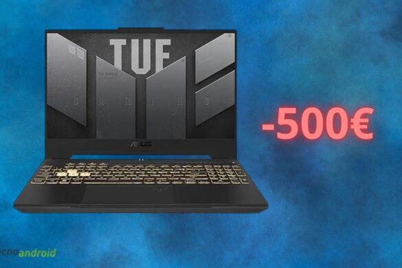 Amazon: OFFERTA REGALO di 500 euro su notebook Asus TUF Gaming F15