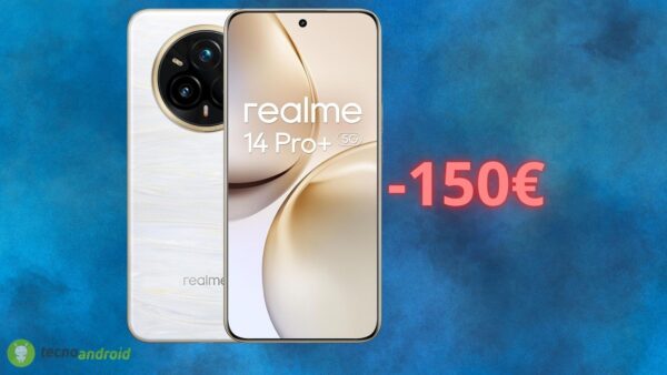 Realme 14 Pro+ è in OFFERTA FOLLE di 150 euro su Amazon solo oggi