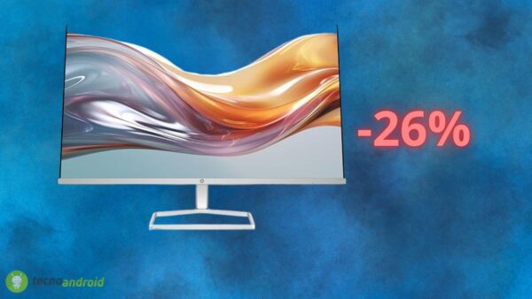 Monitor HP in OFFERTA SHOCK su Amazon con sconto del 26%