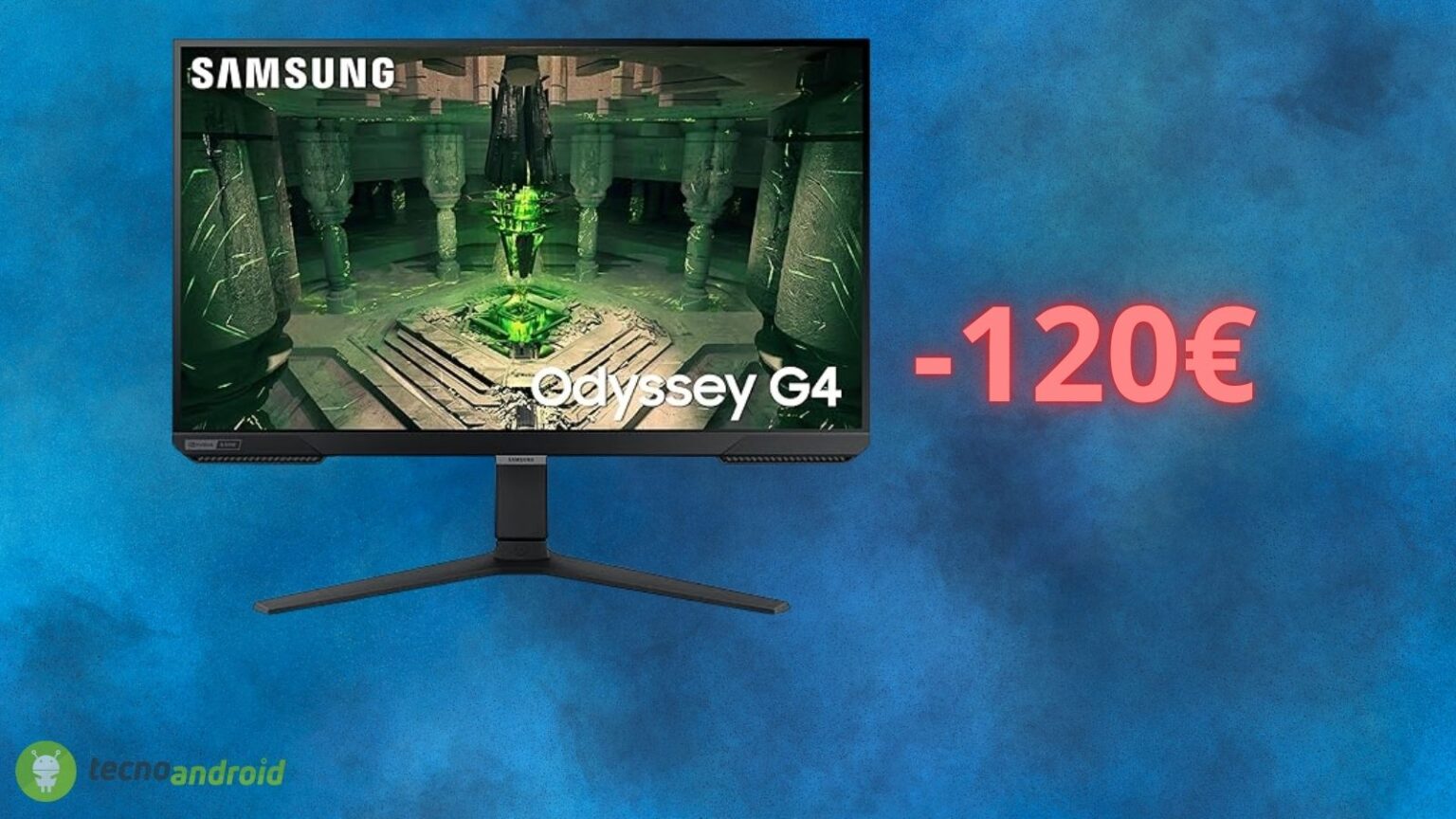 Amazon ABBATTE del 41% il prezzo del monitor Samsung Odyssey G4