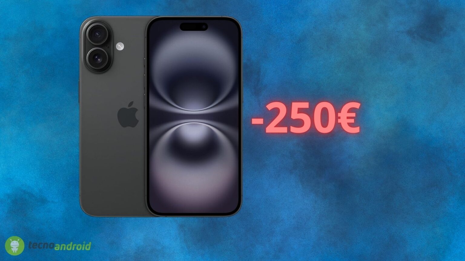 Apple iPhone 16 è in OFFERTA di 250 euro su AMAZON solo oggi
