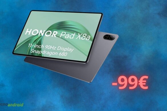 Honor Pad X8A costa meno di 100 euro solo oggi su Amazon