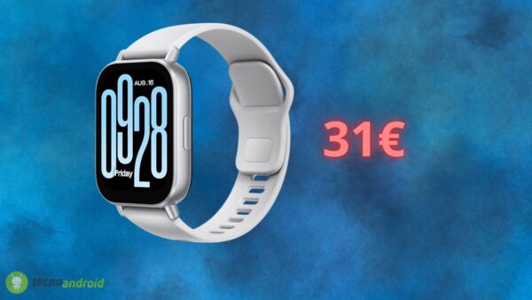 Amazon regala a 31 euro lo smartwatch Redmi Watch 5 Active