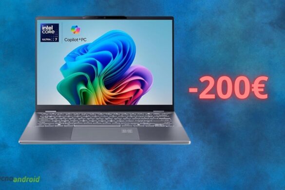 Notebook ACER con sconto di 200 euro OGGI su Amazon