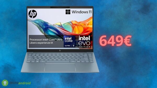Notebook HP al MINIMO STORICO su Amazon, offerta folle solo oggi