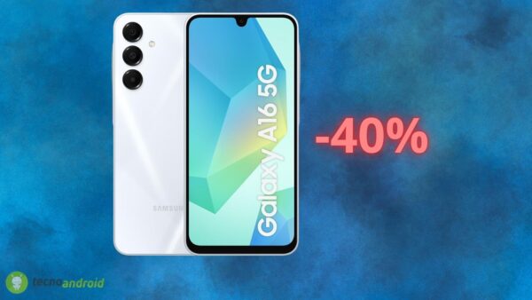Samsung Galaxy A16 è praticamente GRATIS su Amazon: sconto SHOCK del 40%